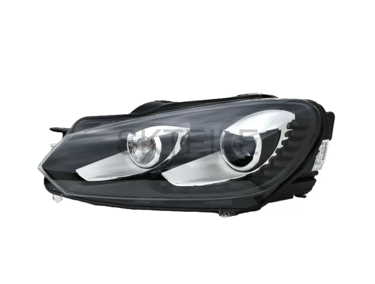 Levý xenon světlomet pro pohyblivé světlo do zatáčky s LED denním kompletní pro VW Golf VI 5K19410751E / 5K1941753E