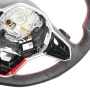 Volkswagen Multifunkční volant Golf VIII GTI vyhřívaný perforovaný červená nit s pádly 5H0419089GE #1